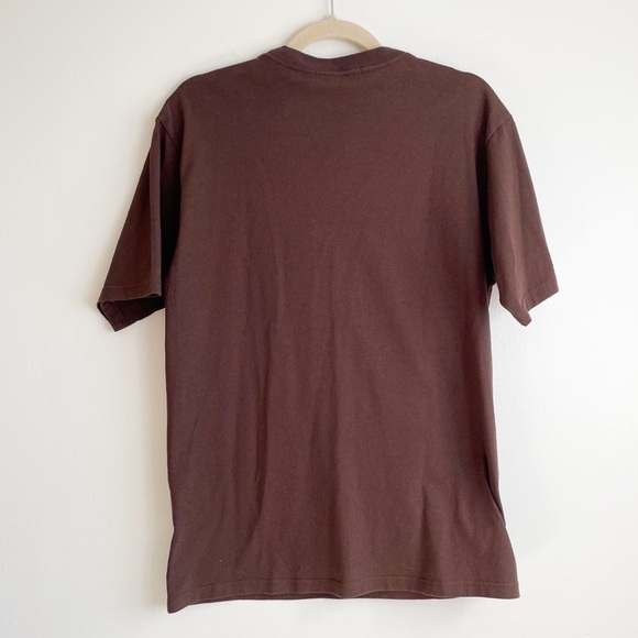 UNDERCOVER Japanese Psycho rose graphic tee shirt size 2 chocolate brown cotton - Picture 3 of 8